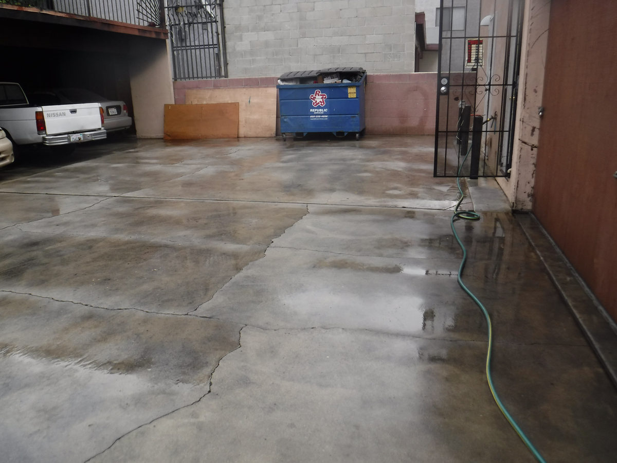 Completed fire smoke job